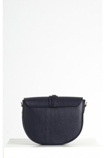 Leather handbag in Dark Blue [1]