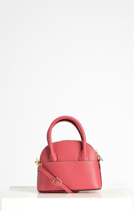 Leather Bag in Desert Rose Colour