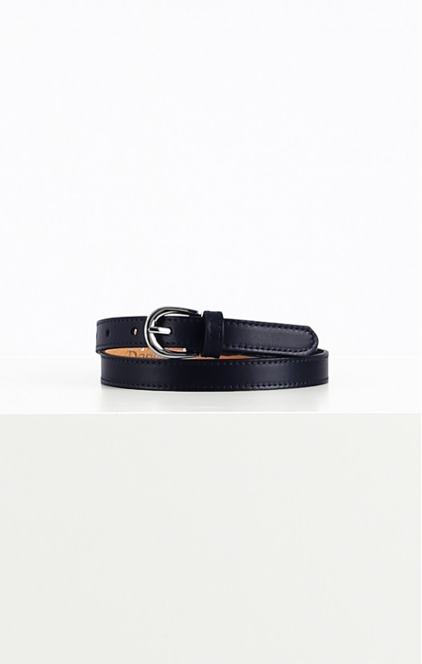 Genuine leather belt - Indigo