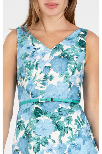 Leather Belt in Emerald