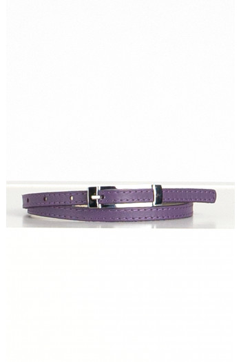 Leather Belt in Purple [1]