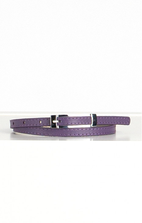 Leather Belt in Purple [1]