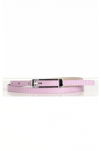 Leather Belt in Pink [1]