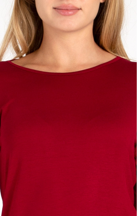 Soft Jersey Top in Red