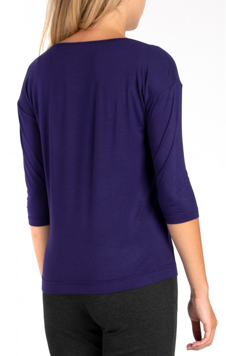 Soft Jersey Top in Purple