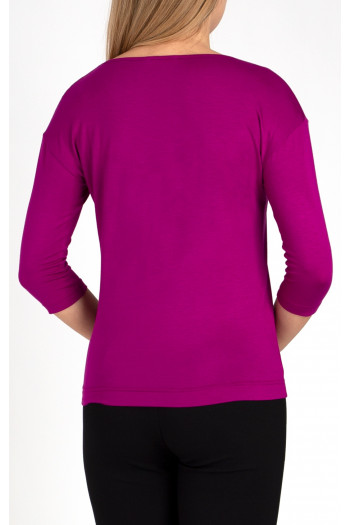 Soft Jersey Top in Magenta [1]