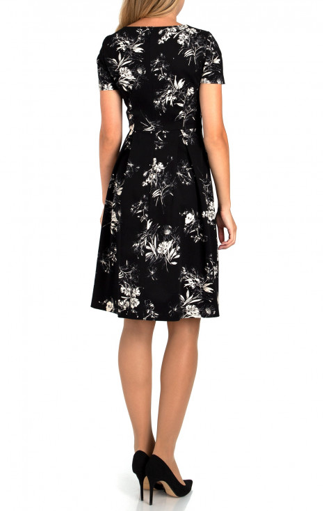 Stylish dress with floral print