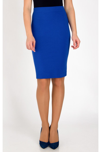 Pencil Skirt in Blue