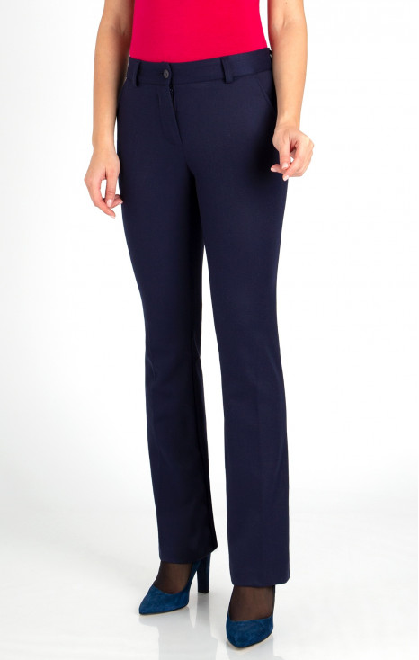 -Wide suit trousers