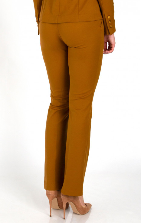 Straight Trousers in Brown [1]