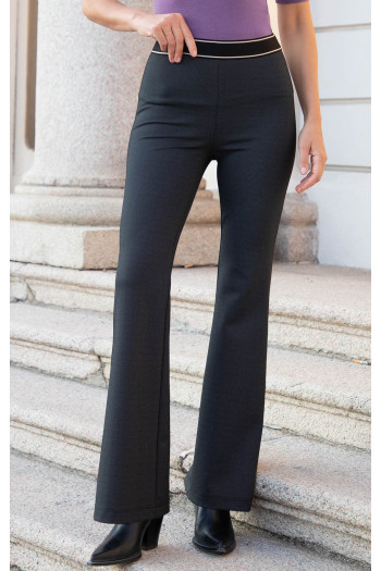 Wide Leg Trousers with Dots