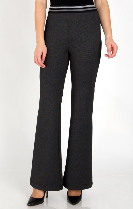 Wide Leg Trousers with Dots
