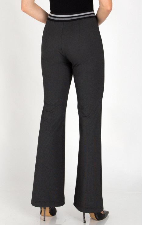 Wide Leg Trousers with Dots [1]