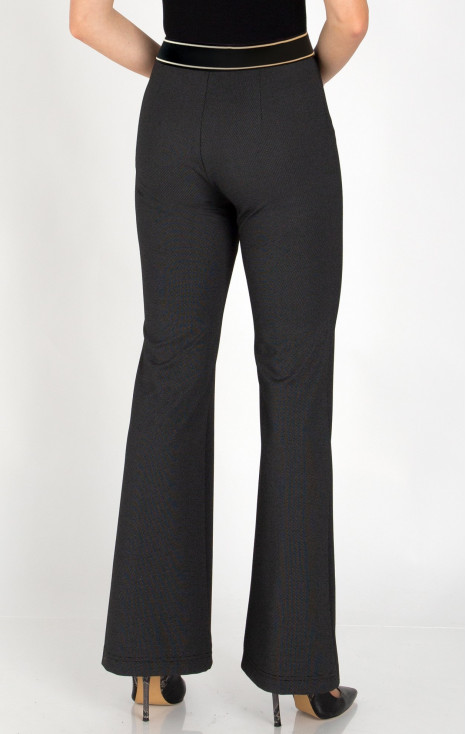 Wide Leg Trousers with Dots