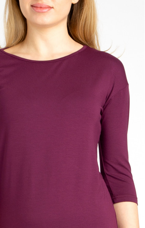 Soft Jersey Top in Mulberry