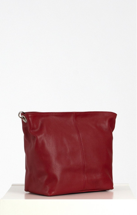 Leather bag in Tibet Red