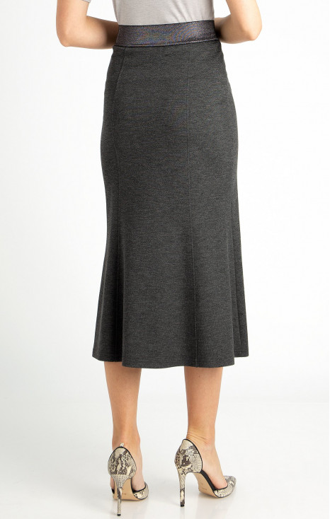 Grey jersey skirt [1]