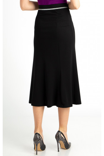 Black jersey skirt [1]