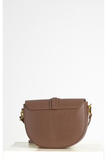 Leather handbag in Cocoa Brown [1]