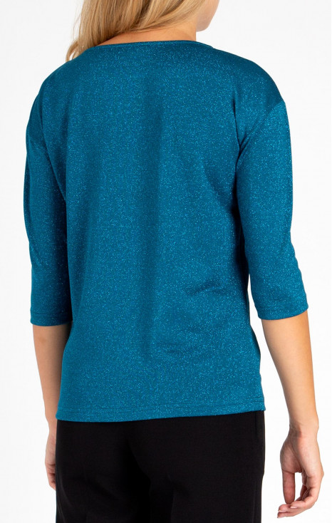 Soft Jersey Top in Blue