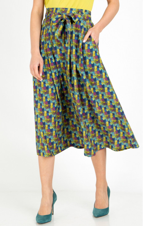 High Waist Midi Skirt