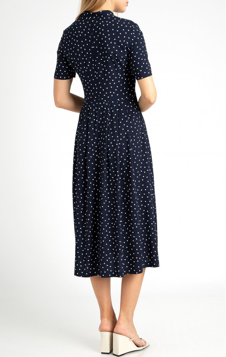 Short sleeve dress in Polka Dots [1]