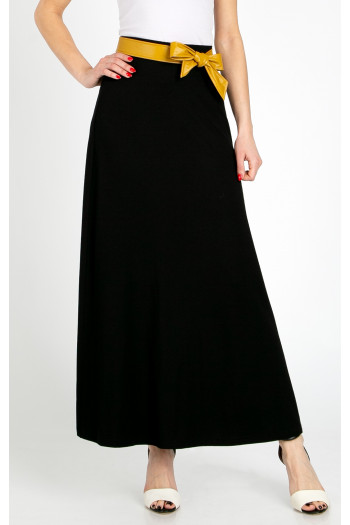 Black maxi skirt