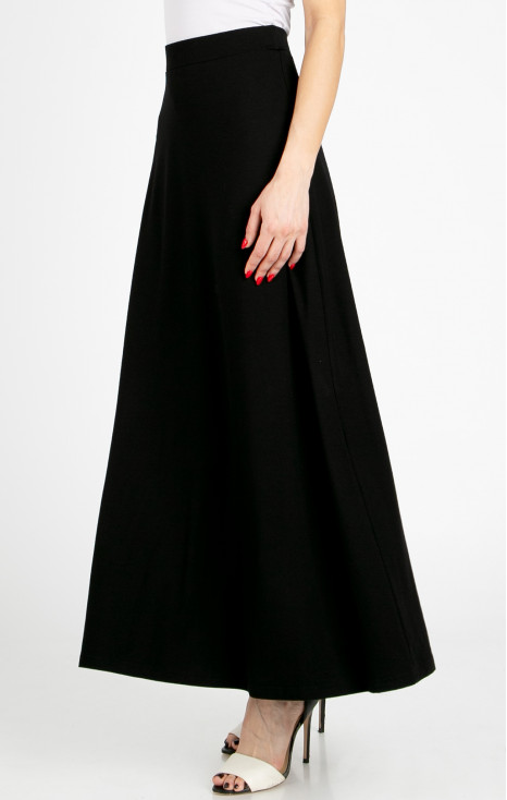 Black maxi skirt