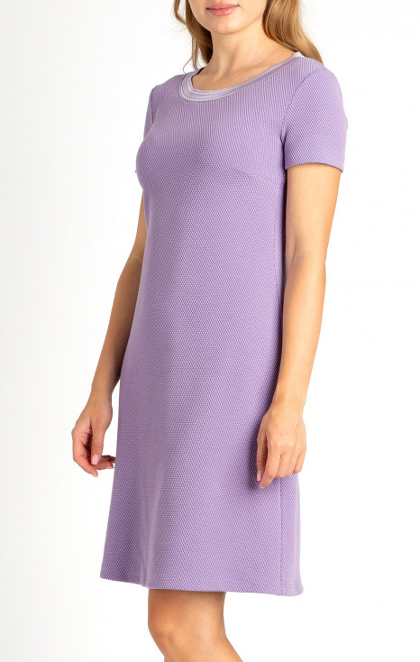 A line Jersey Dress in Light Purple