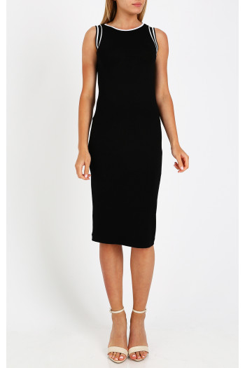 Bodycon Sleeveless Dress in Black