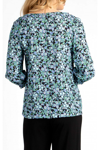 Viscose Blouse with beautiful floral print in Lavender [1]