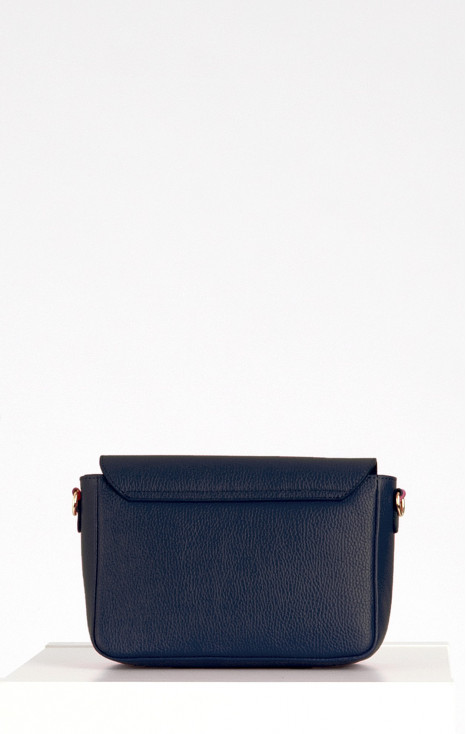 Shoulder bag with a Gold Chain in Indigo [1]