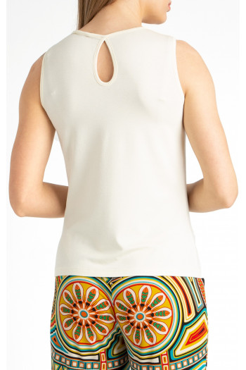 Ecru Jersey Top [1]