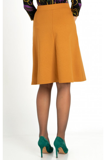 A line Jersey Skirt in Caramel [1]