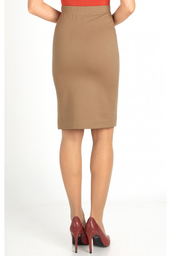 High Waist Pencil Skirt in Beige [1]