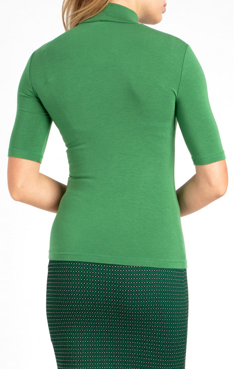 High neck viscose top  in Green [1]