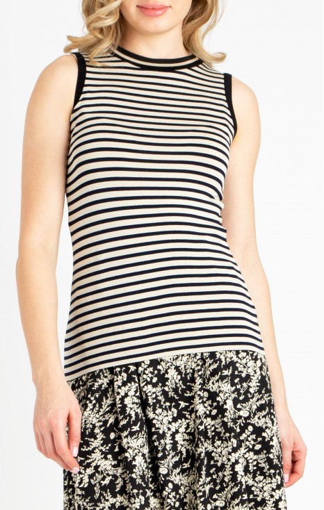 Soft Jersey Top with stripes