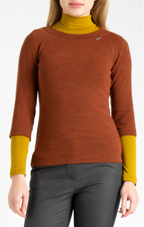 Warm Jumper in Rustic Brown