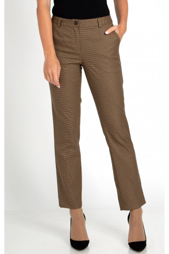 Formal straight-fit trousers