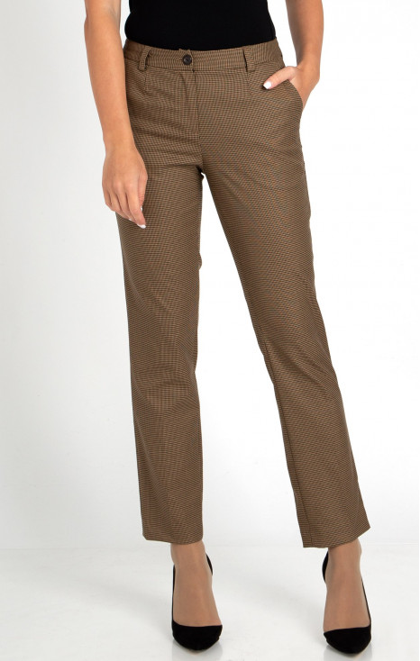 Formal straight-fit trousers