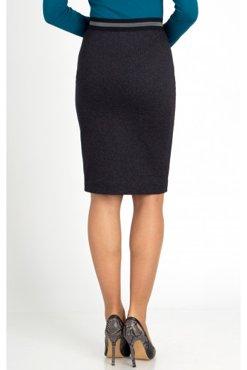 Stretch pencil skirt in Blue [1]