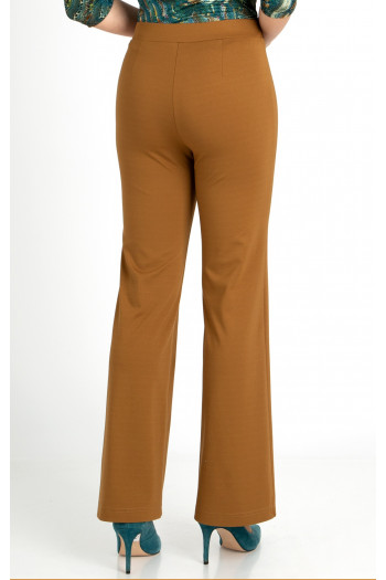 High Waist Trousers in Golden Brown [1]