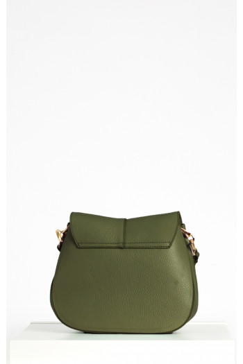 Leather handbag in Green Olive [1]