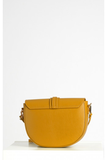 Leather handbag in Mustard [1]