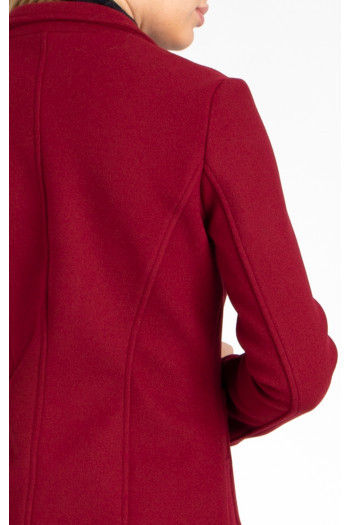 Tailored Blazer with One Button in Rumba Red [1]