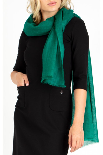 Wool scarf in Green