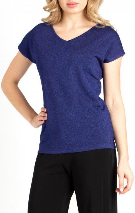 Sparkly Top in Blueberry
