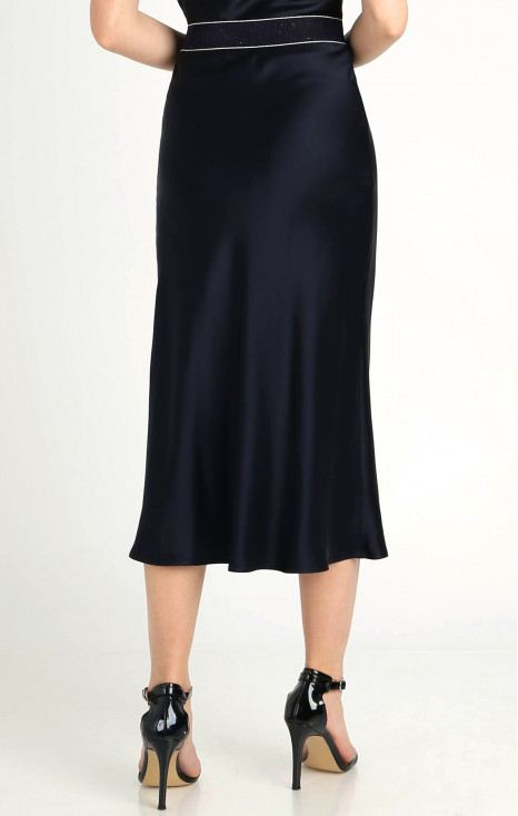 Dark blue midi skirt [1]