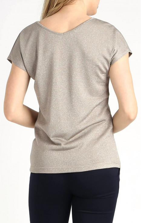 Sparkly Top in Simply Taupe