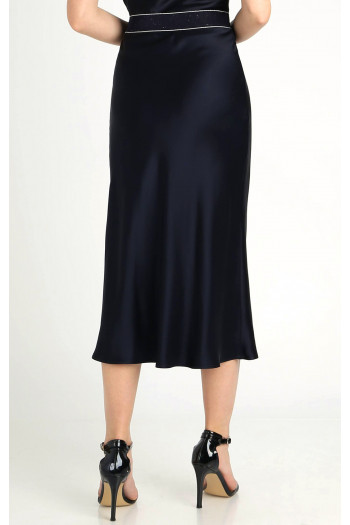 Dark blue midi skirt [1]